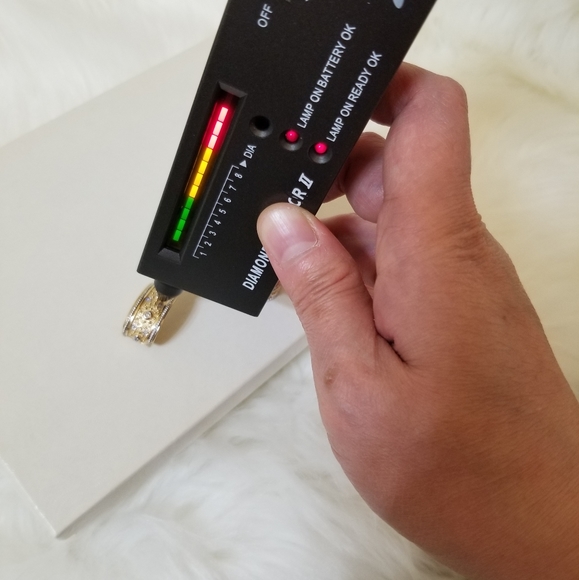 14k Diamond French Clip Hoops Earrings - Picture 12 of 13